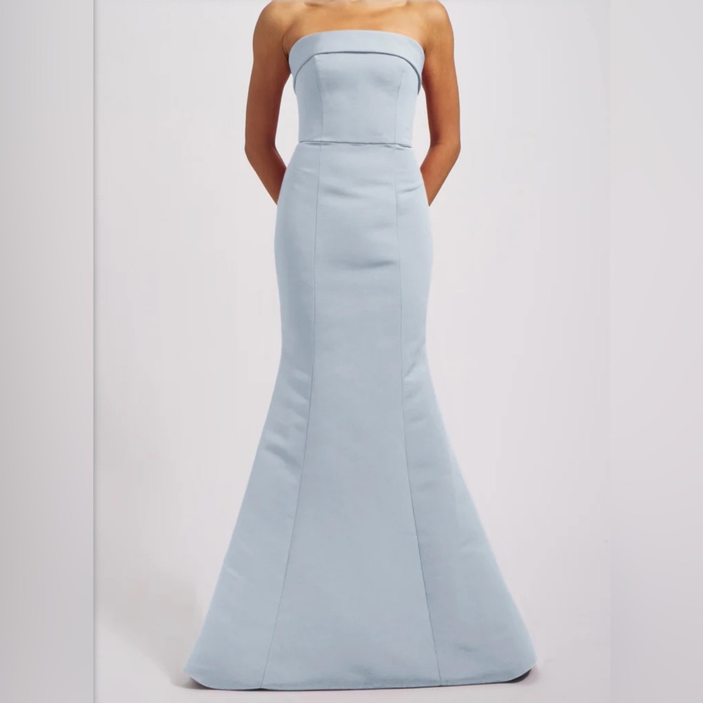 Amsale Bridesmaid Dress Jaylin - Ice Blue